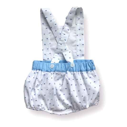 Honey Bear Boy French Knot Bubble