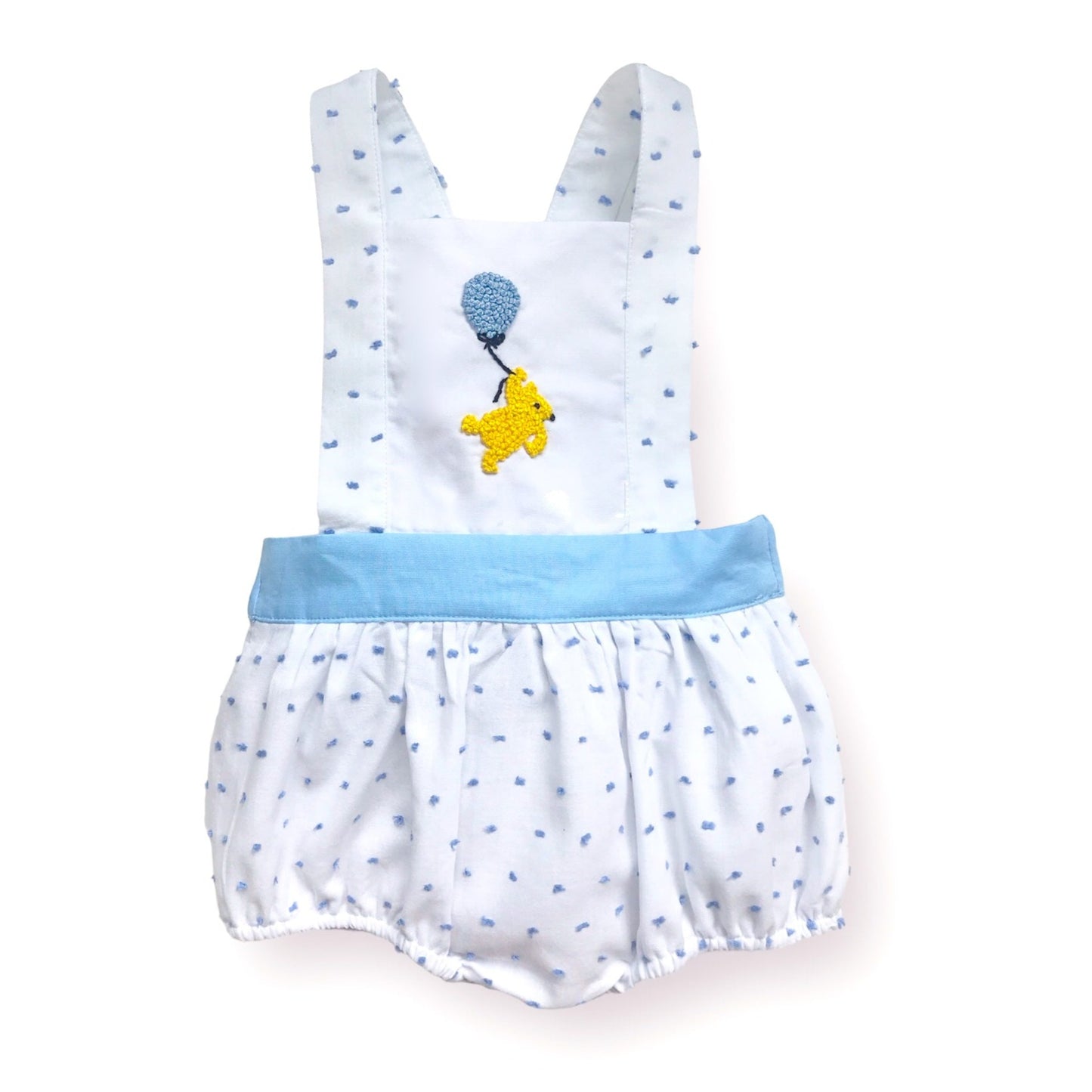 Honey Bear Boy French Knot Bubble