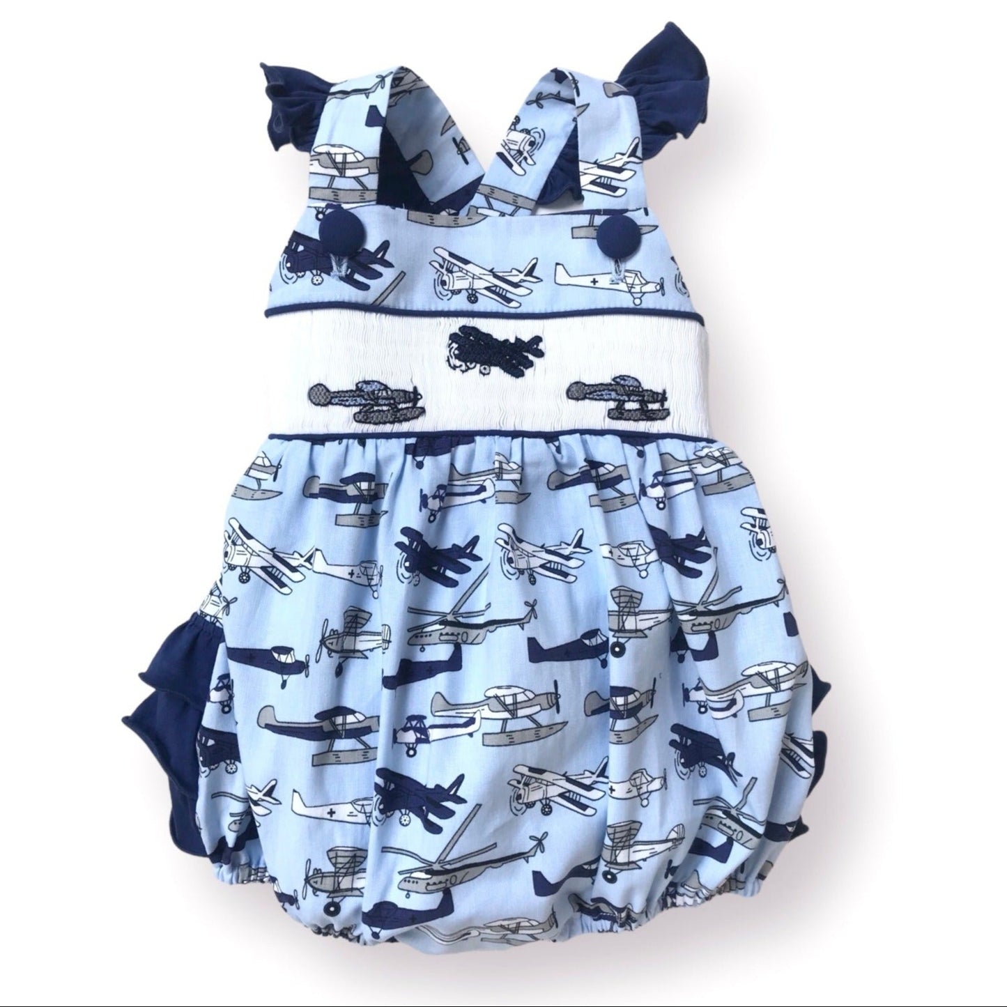 Let's Fly Away Ruffle Bum Bubble