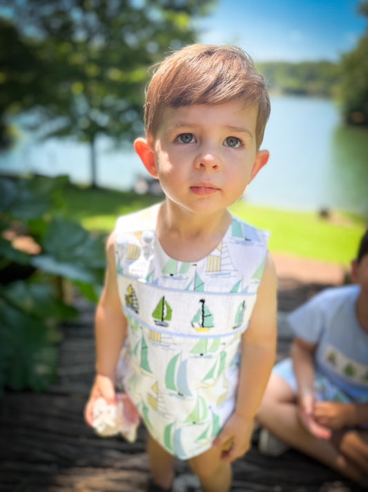 Kiawah Island Sailing Collection Diaper Set