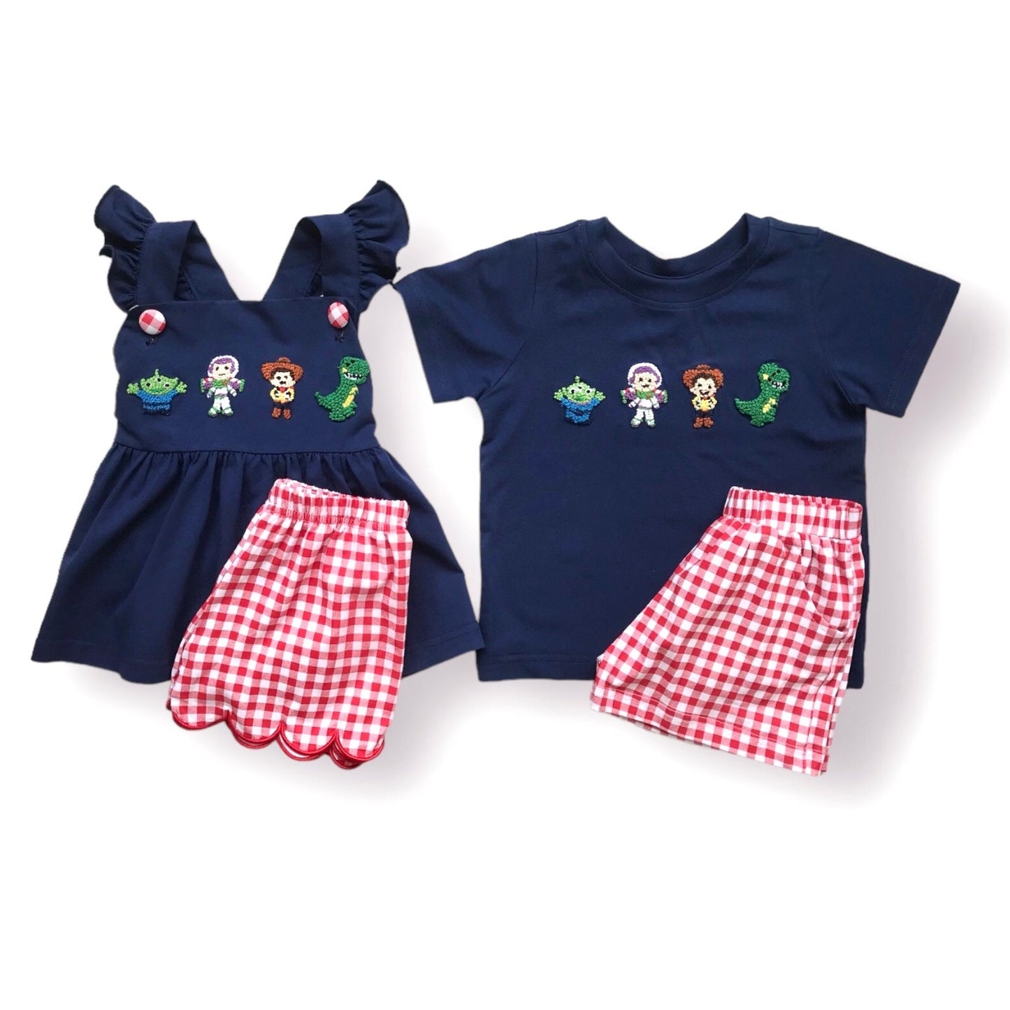 Toy Pals French Knot Shorts Set