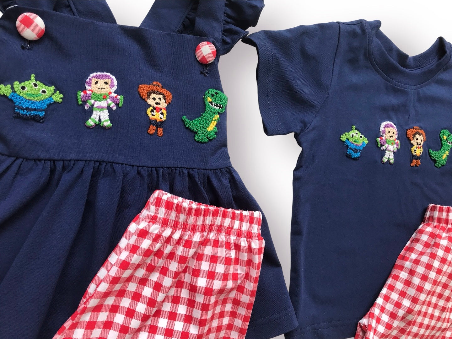 Toy Pals French Knot Scalloped Shorts Set