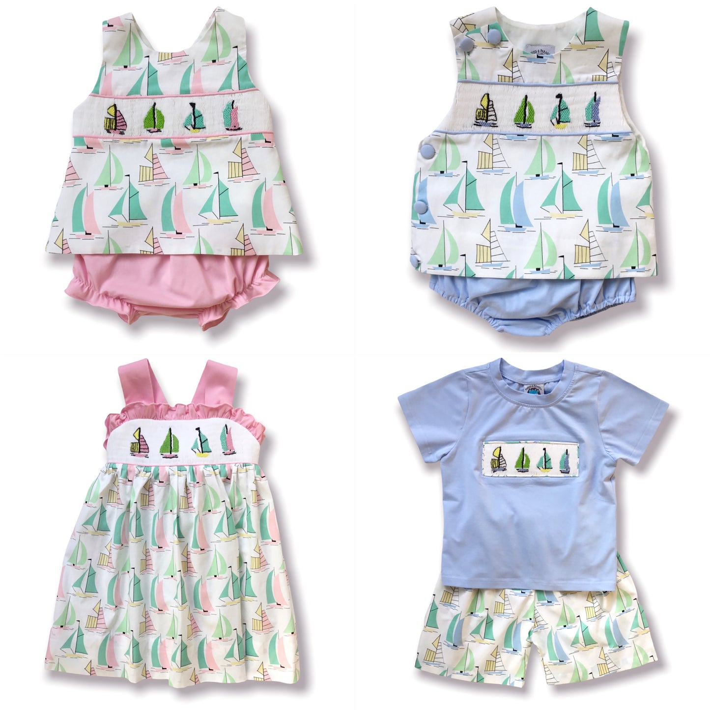 Kiawah Island Sailing Collection Diaper Set