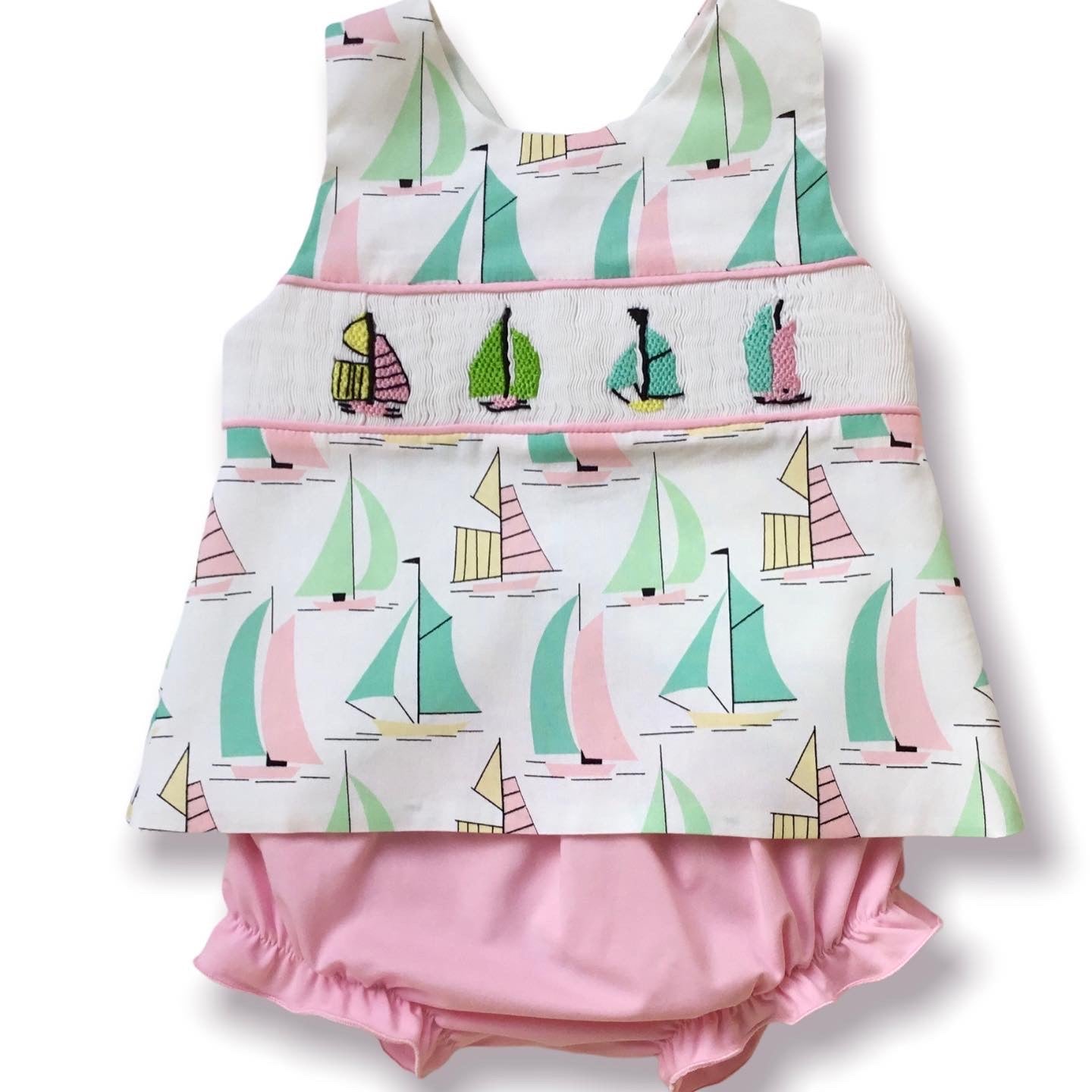 Kiawah Island Sailing Collection Bloomer Set