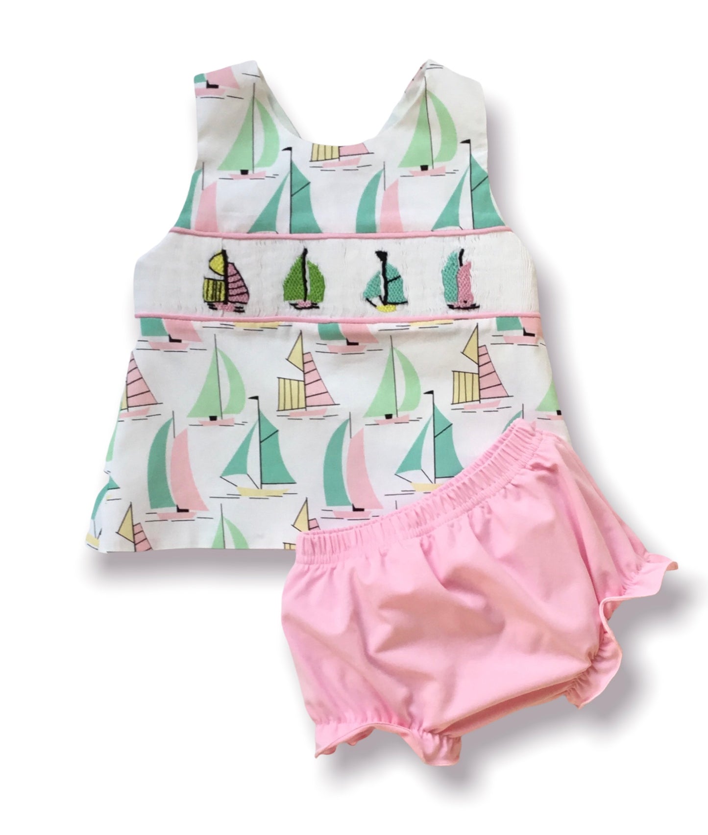 Kiawah Island Sailing Collection Bloomer Set