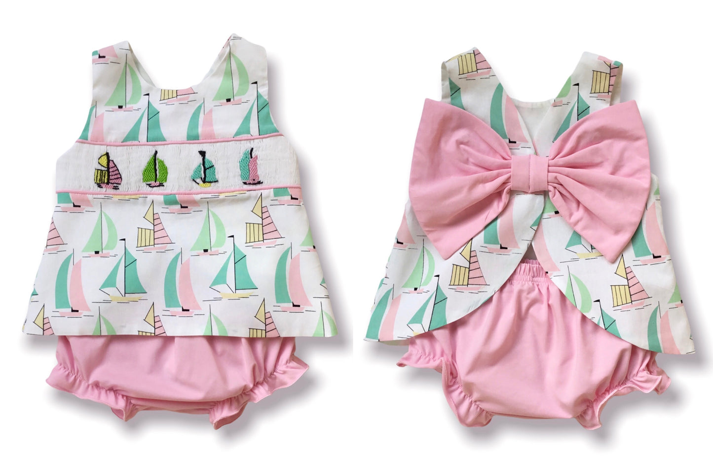Kiawah Island Sailing Collection Bloomer Set