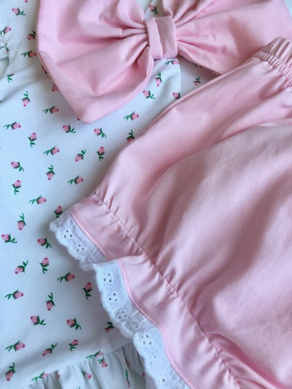 Classic Rosebuds Bloomer Set
