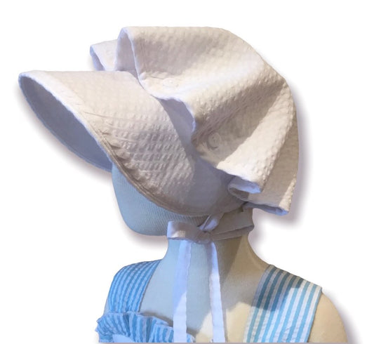 Sanibel Seersucker Bonnet