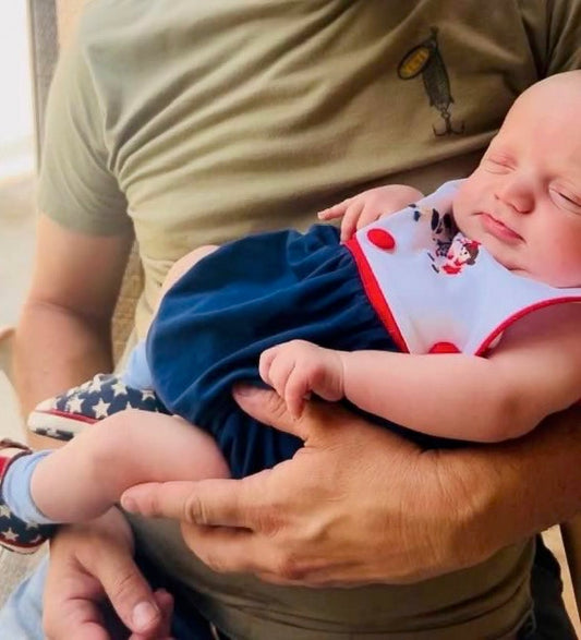 Lil' Firecracker Knit Boy Bubble