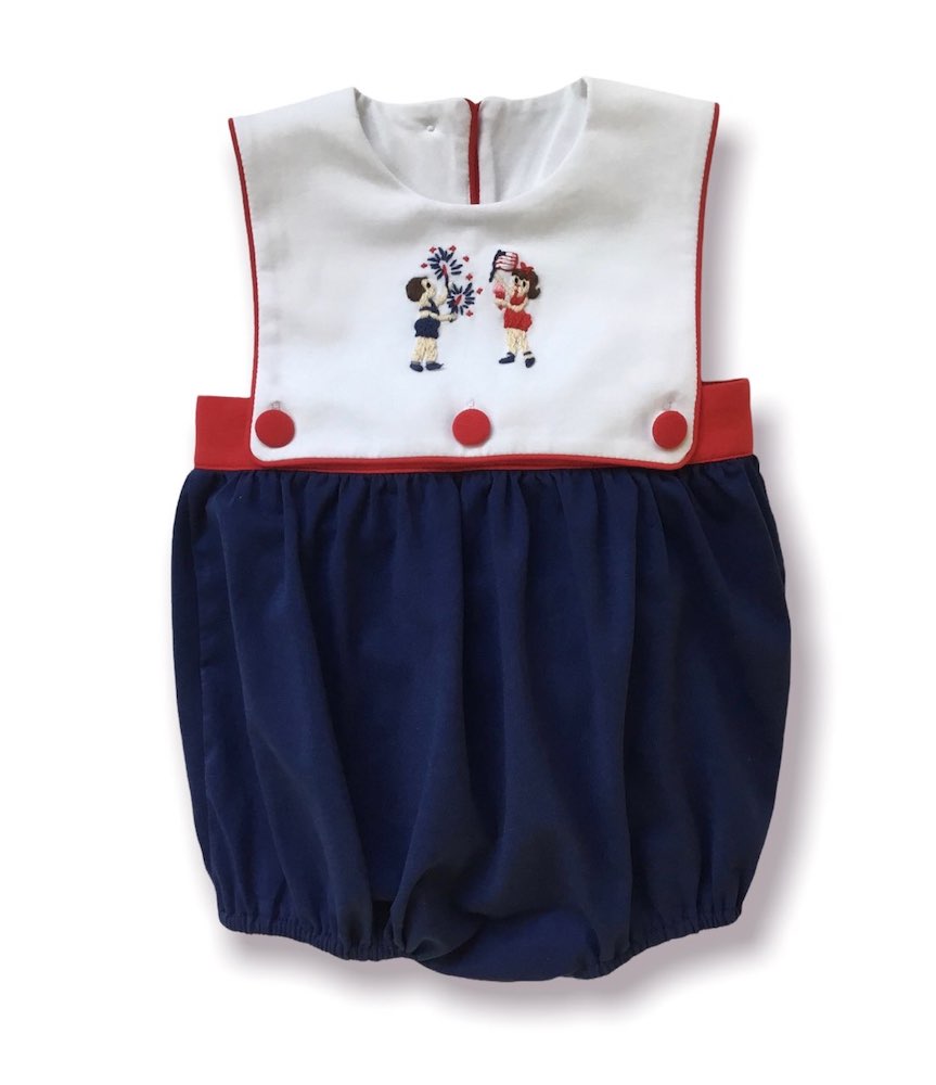 Lil' Firecracker Knit Boy Bubble