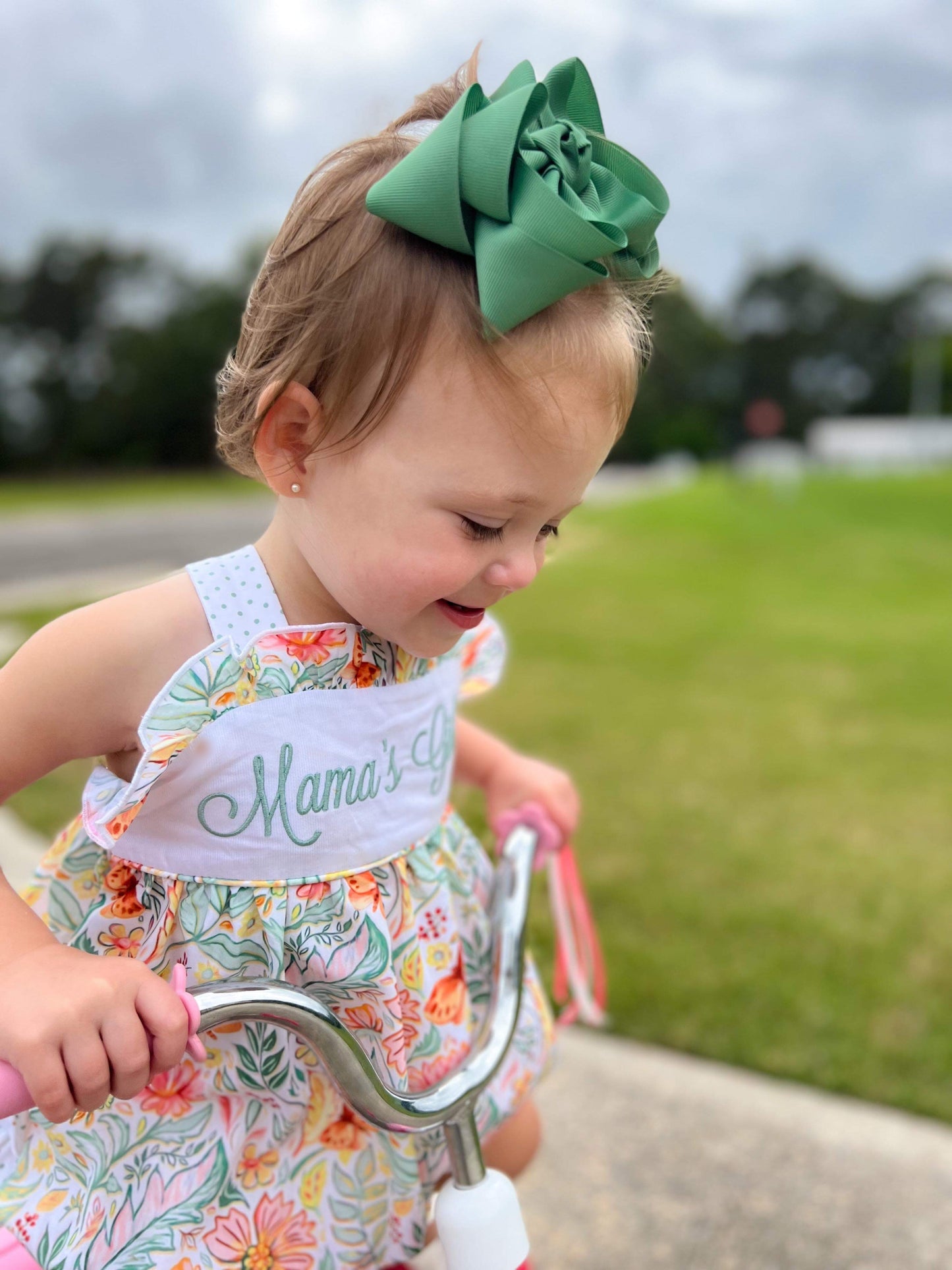 Mama's Girl Butterfly Garden Ruffle Bum Bubble