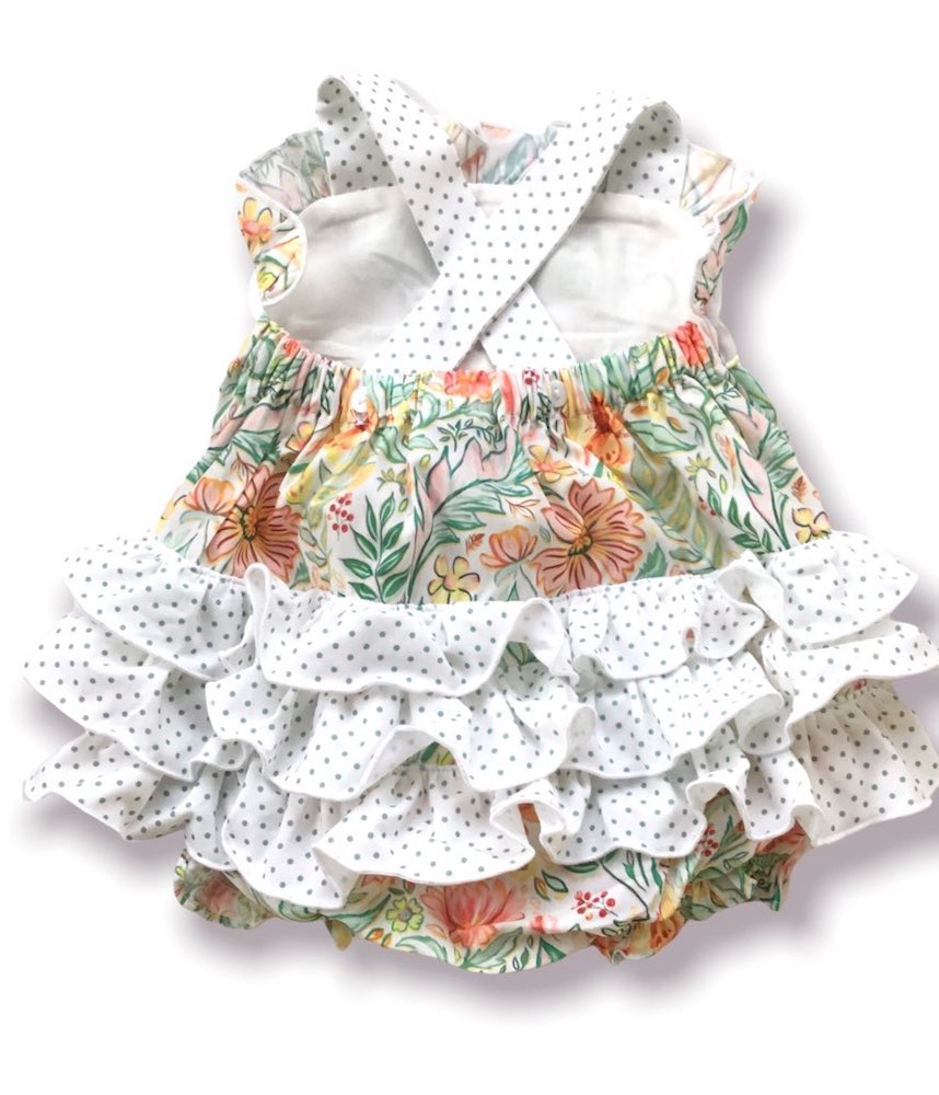 Mama's Girl Butterfly Garden Ruffle Bum Bubble