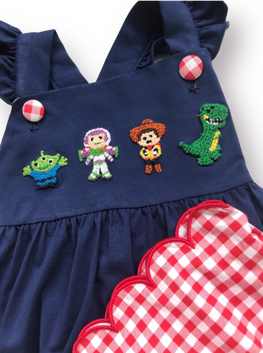 Toy Pals French Knot Scalloped Shorts Set