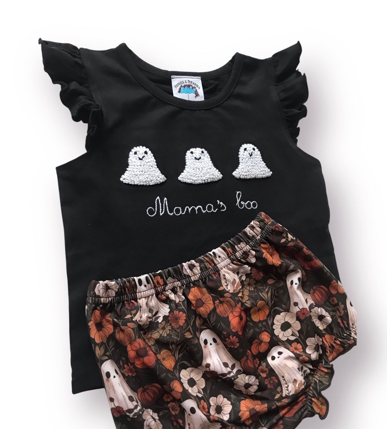 Mama’s Boo Halloween Bloomer Set