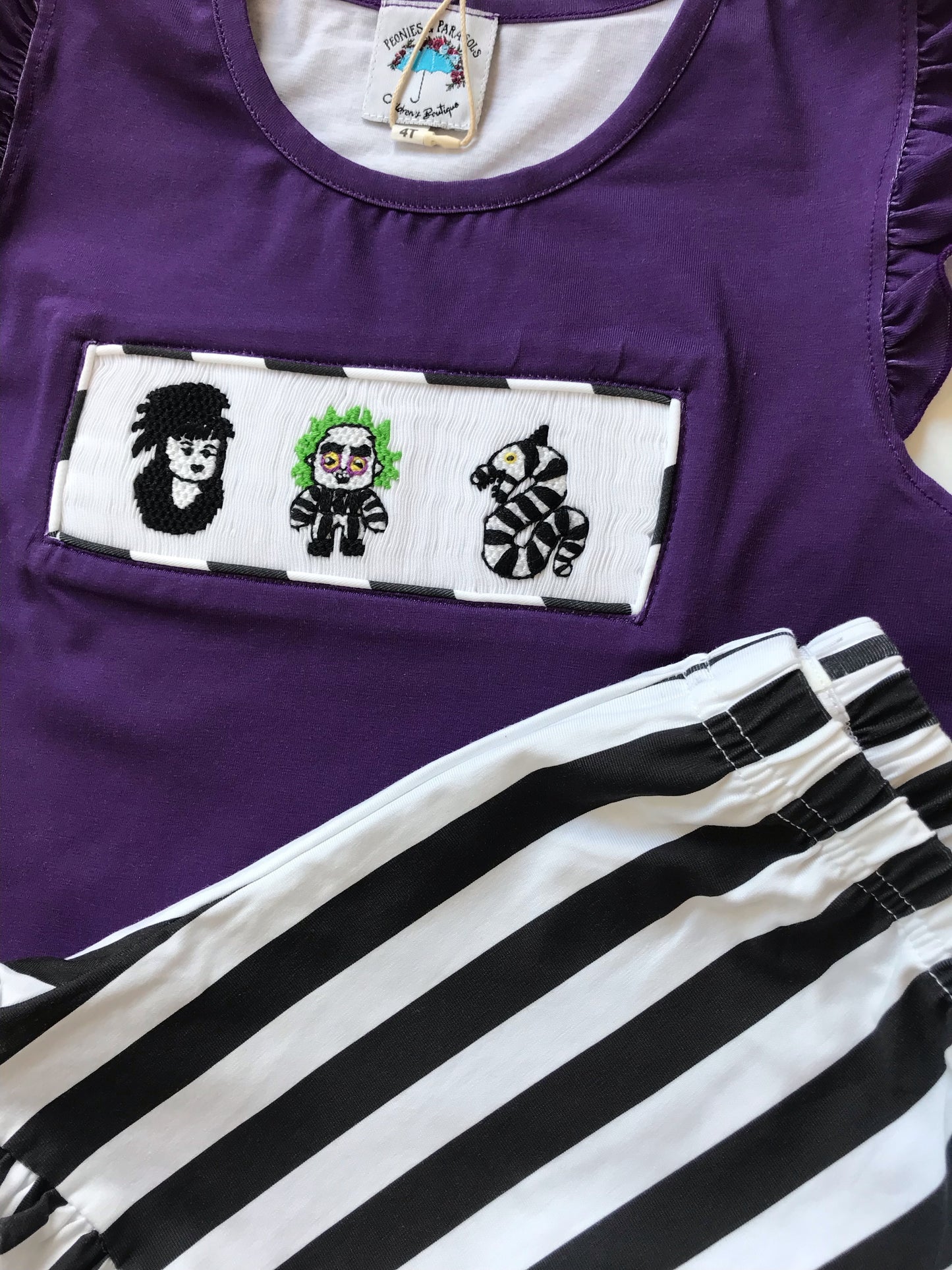 Betelgeuse Halloween Ruffle Shorts Set