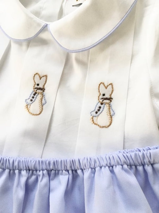 Peter Rabbit Shadow Embroidery Diaper Set