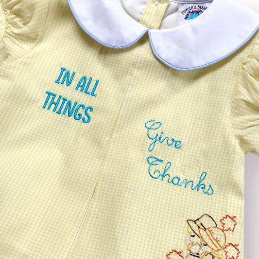 "In All Things, Give Thanks" Dress