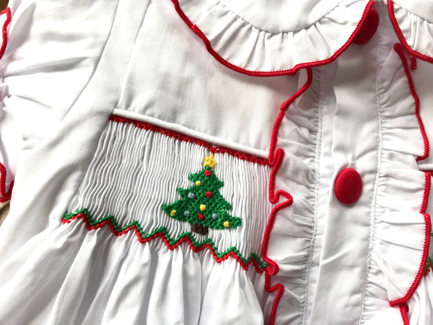 O Christmas Tree Snowy White Dress