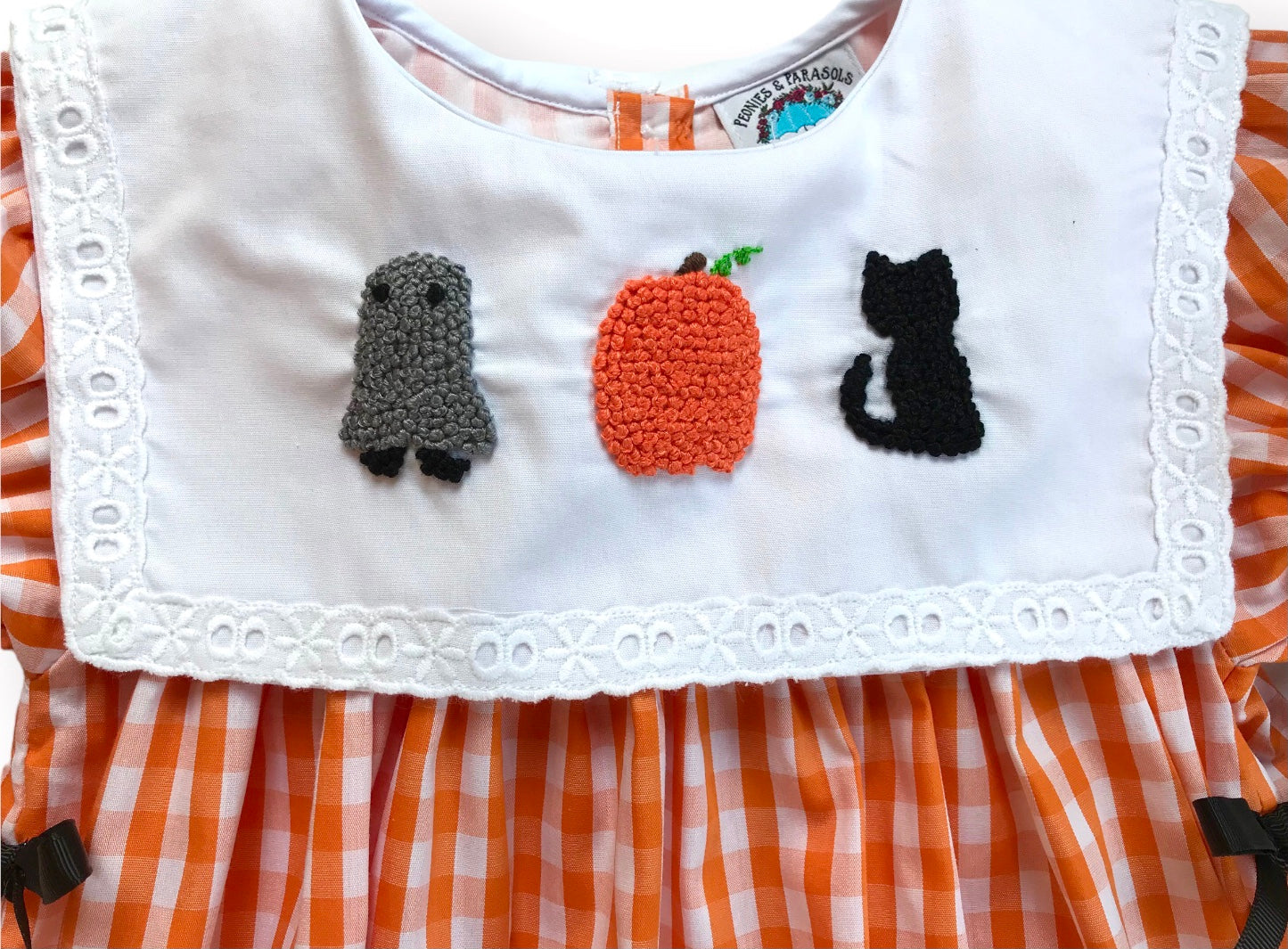 Spooky Halloween French Knot Dress