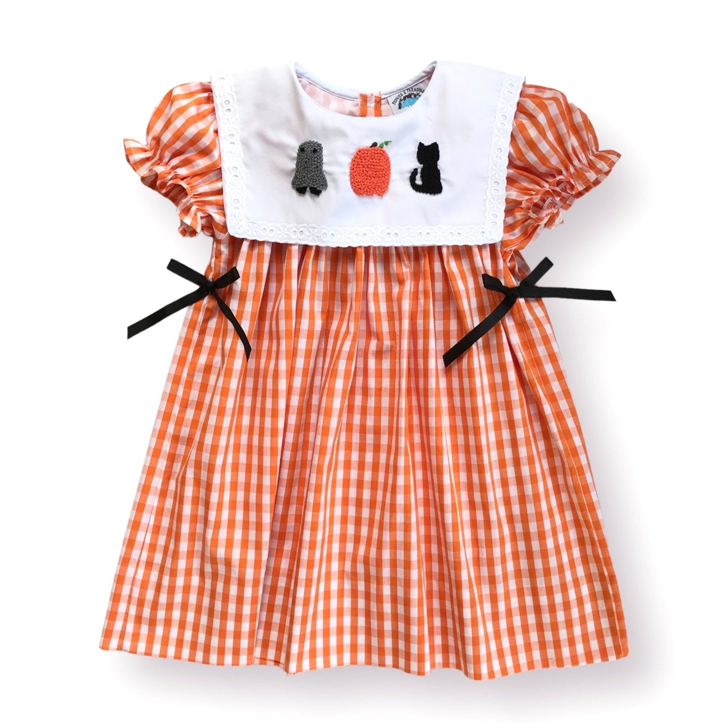 Spooky Halloween French Knot Dress