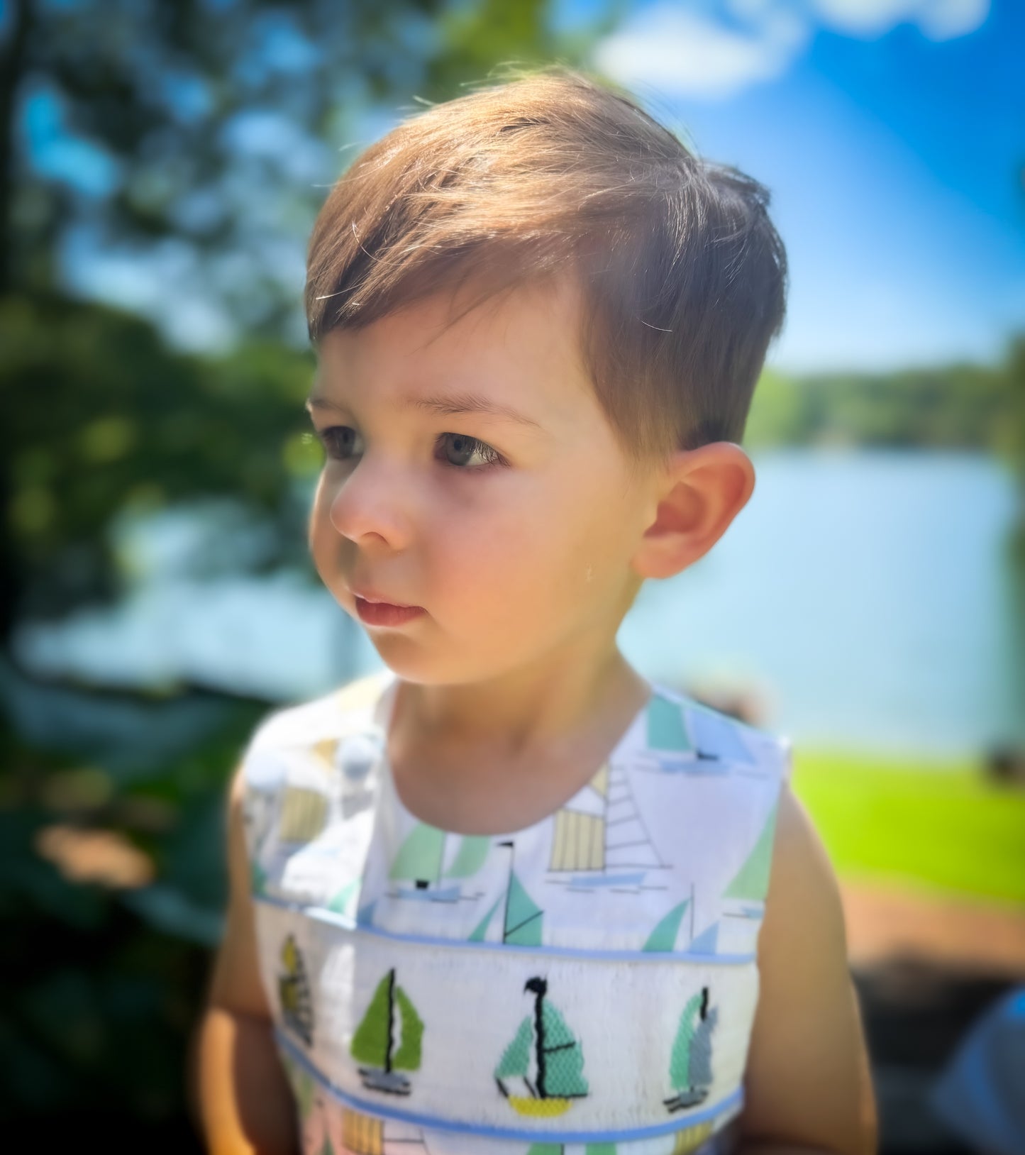 Kiawah Island Sailing Collection Diaper Set