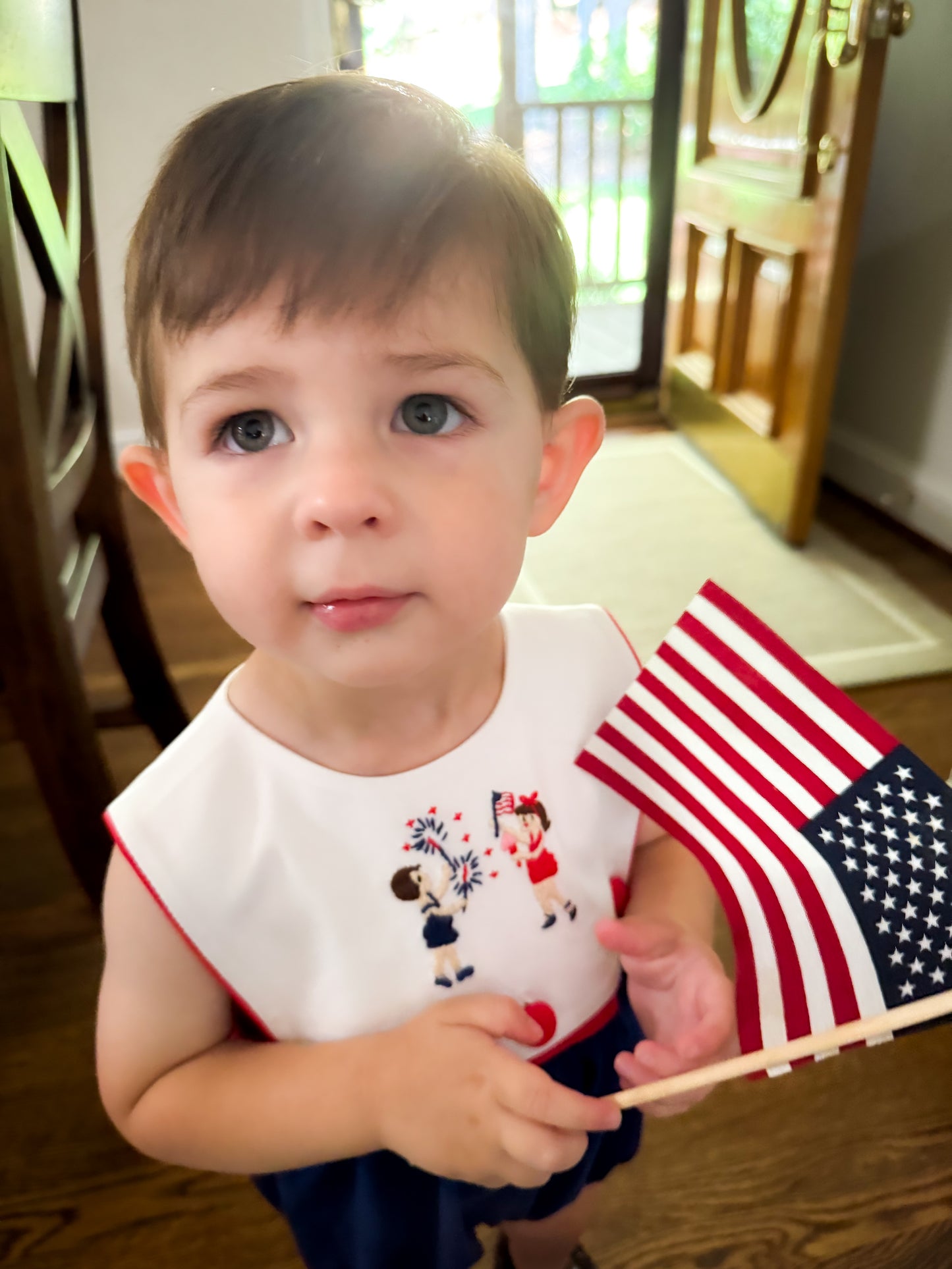 Lil' Firecracker Knit Boy Bubble