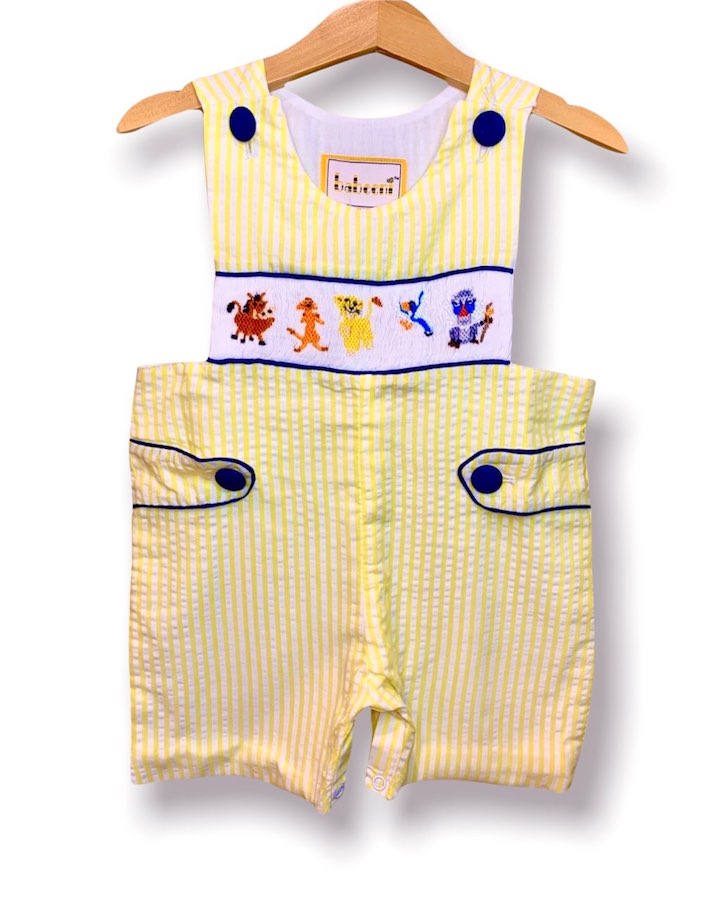 Safari Friends Smocked Jon Jon