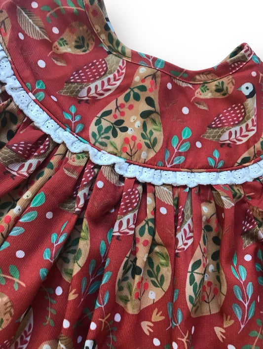 Autumn Harvest Pheasant Dress