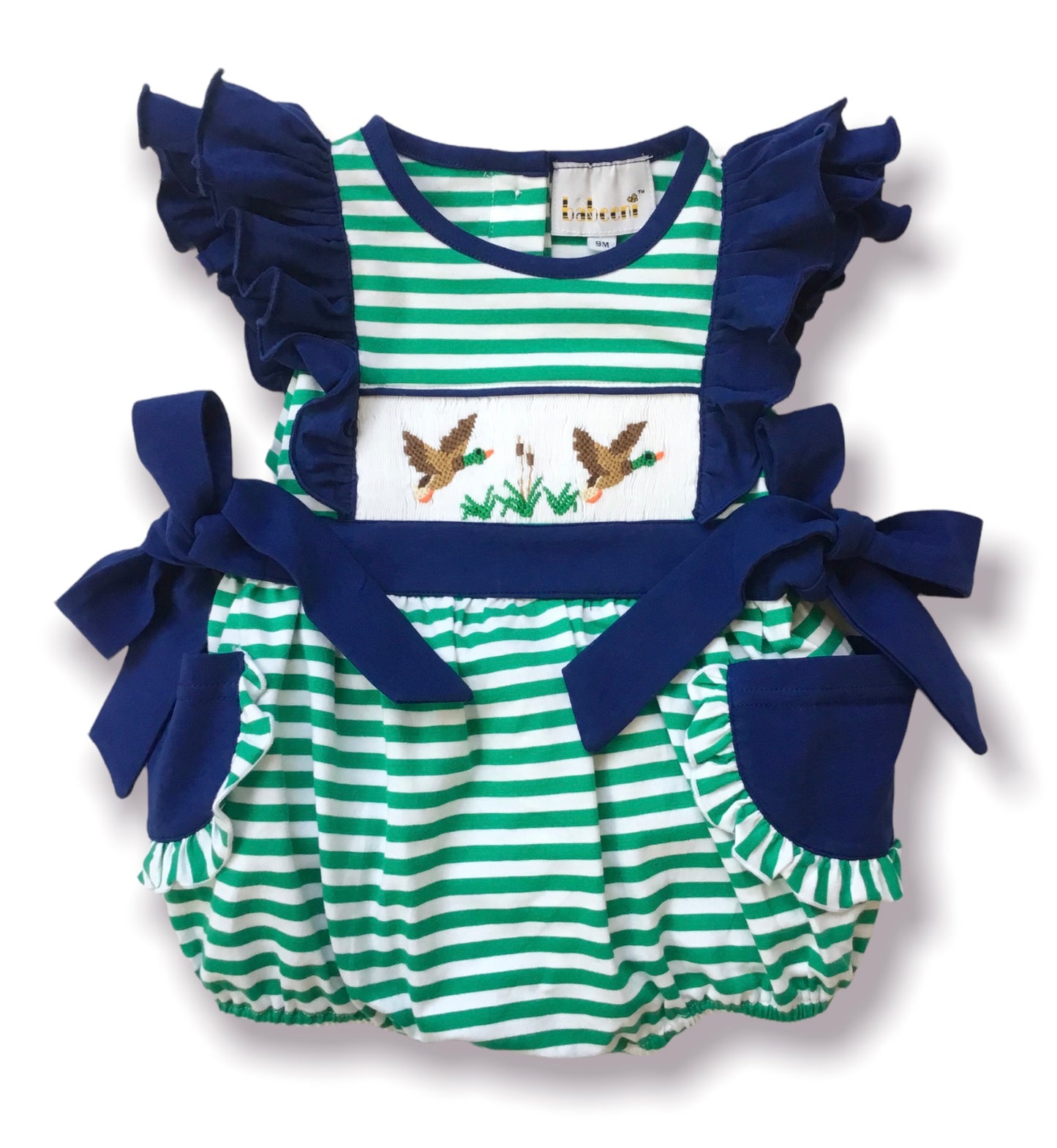 Mallards Smocked Knit Tie Side Bubble