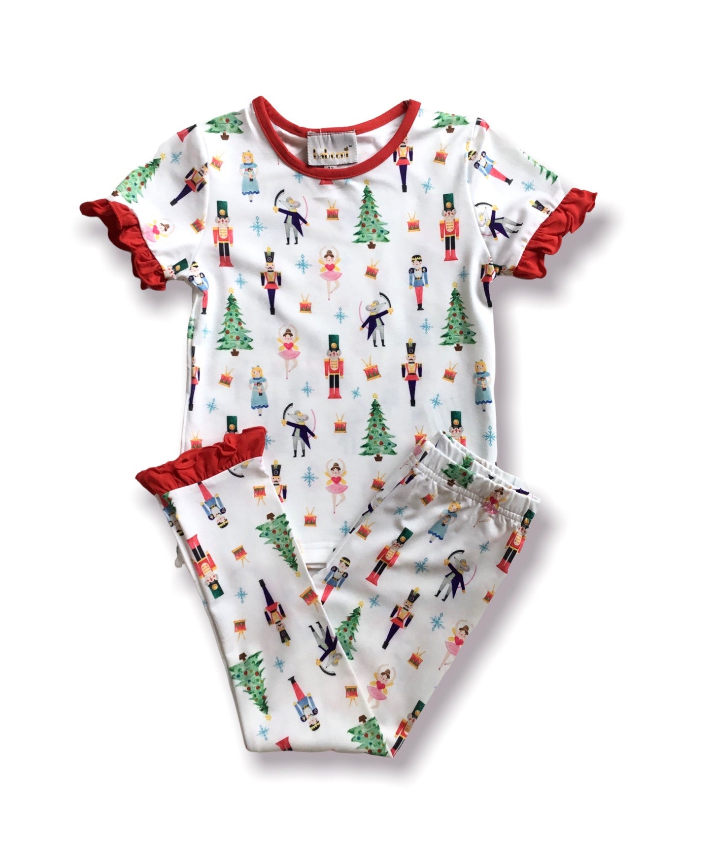 Nutcracker Dreams Ruffled 2pc Pajama Set