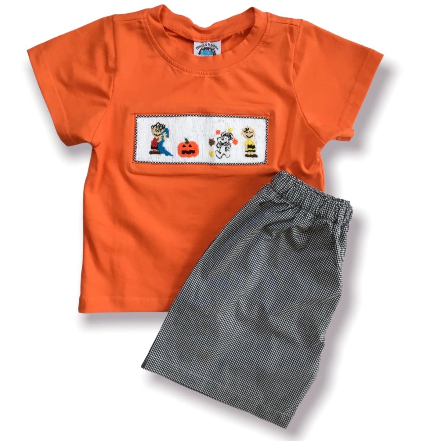 Tricks or Treats & the Great Pumpkin Shorts Set