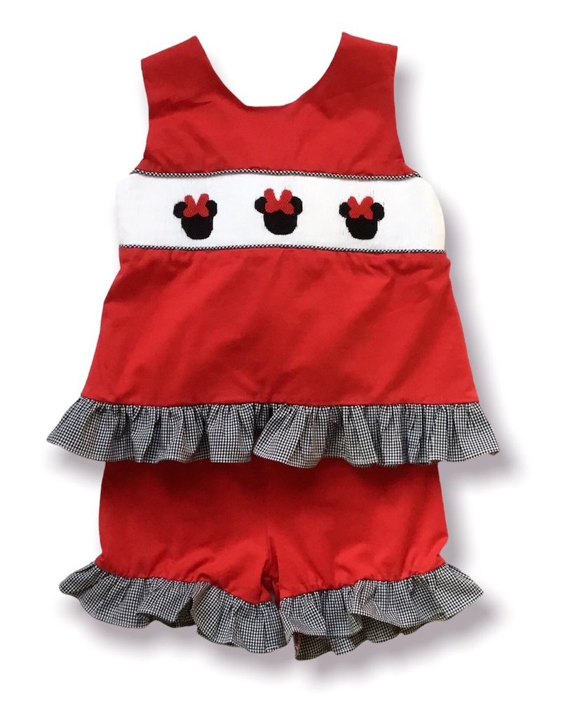 Miss Mouse Swing Top & Ruffle Shorts Set