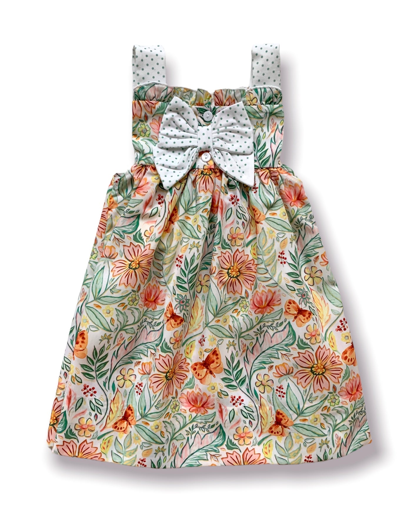 Mama's Girl Butterfly Garden Sundress
