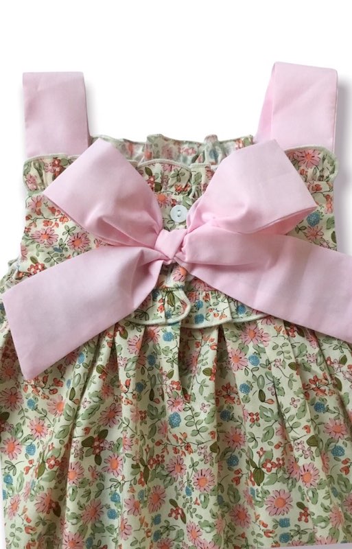 Stella's Spring Floral Smocked Sundress