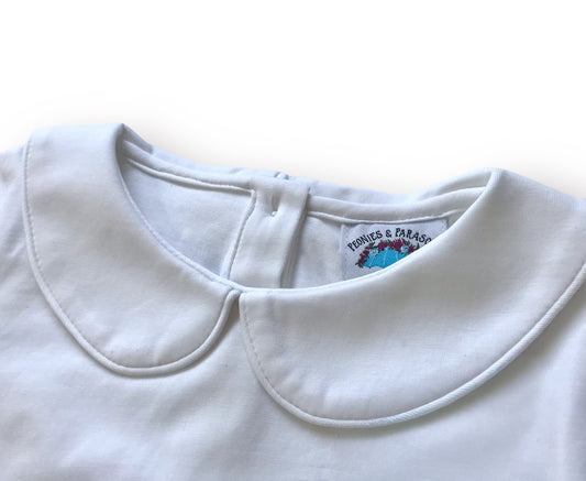 White Long Sleeve Bodysuit