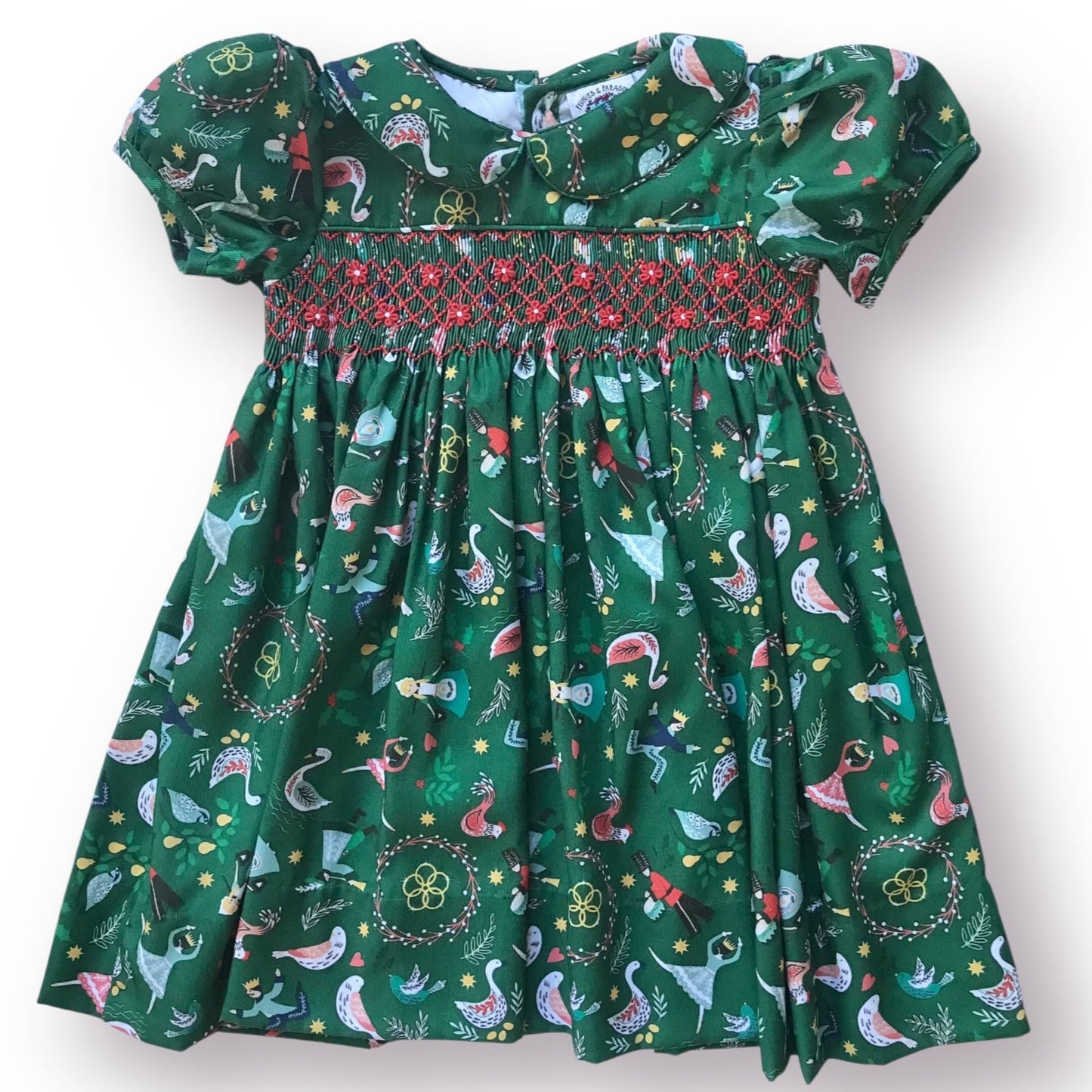 12 Days of Christmas Smocked Dress