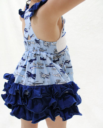 Let's Fly Away Ruffle Bum Bubble