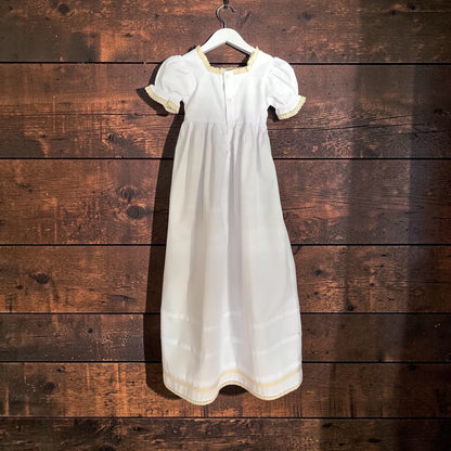 Orthodox Baptismal Infant Girl Gown & Bonnet