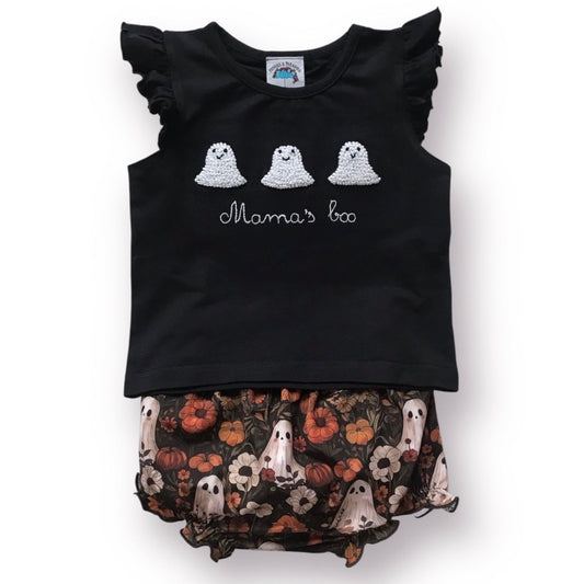 Mama’s Boo Halloween Bloomer Set