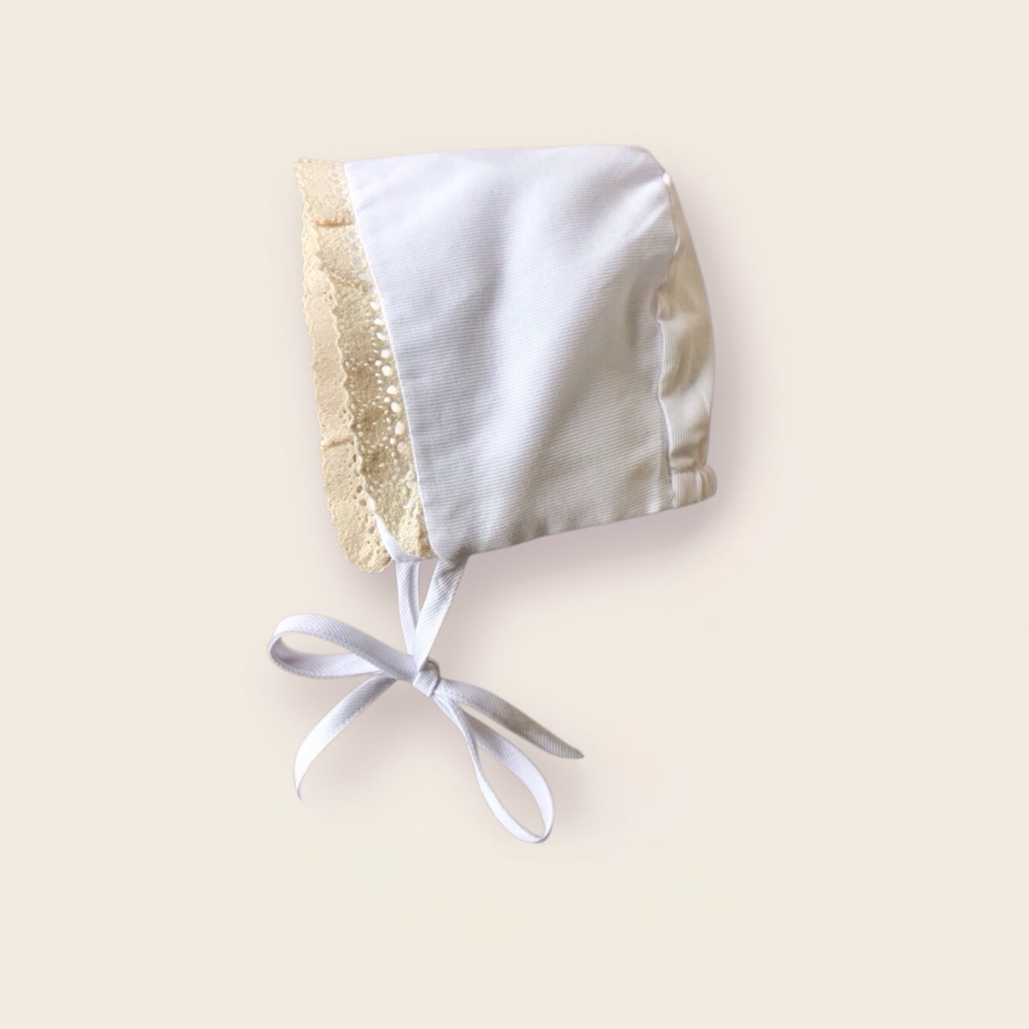 Orthodox Baptismal Infant Girl Gown & Bonnet