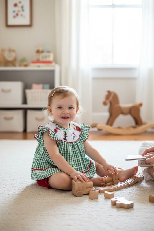 Good Grief! This is the Cutest Christmas Bloomer Set!