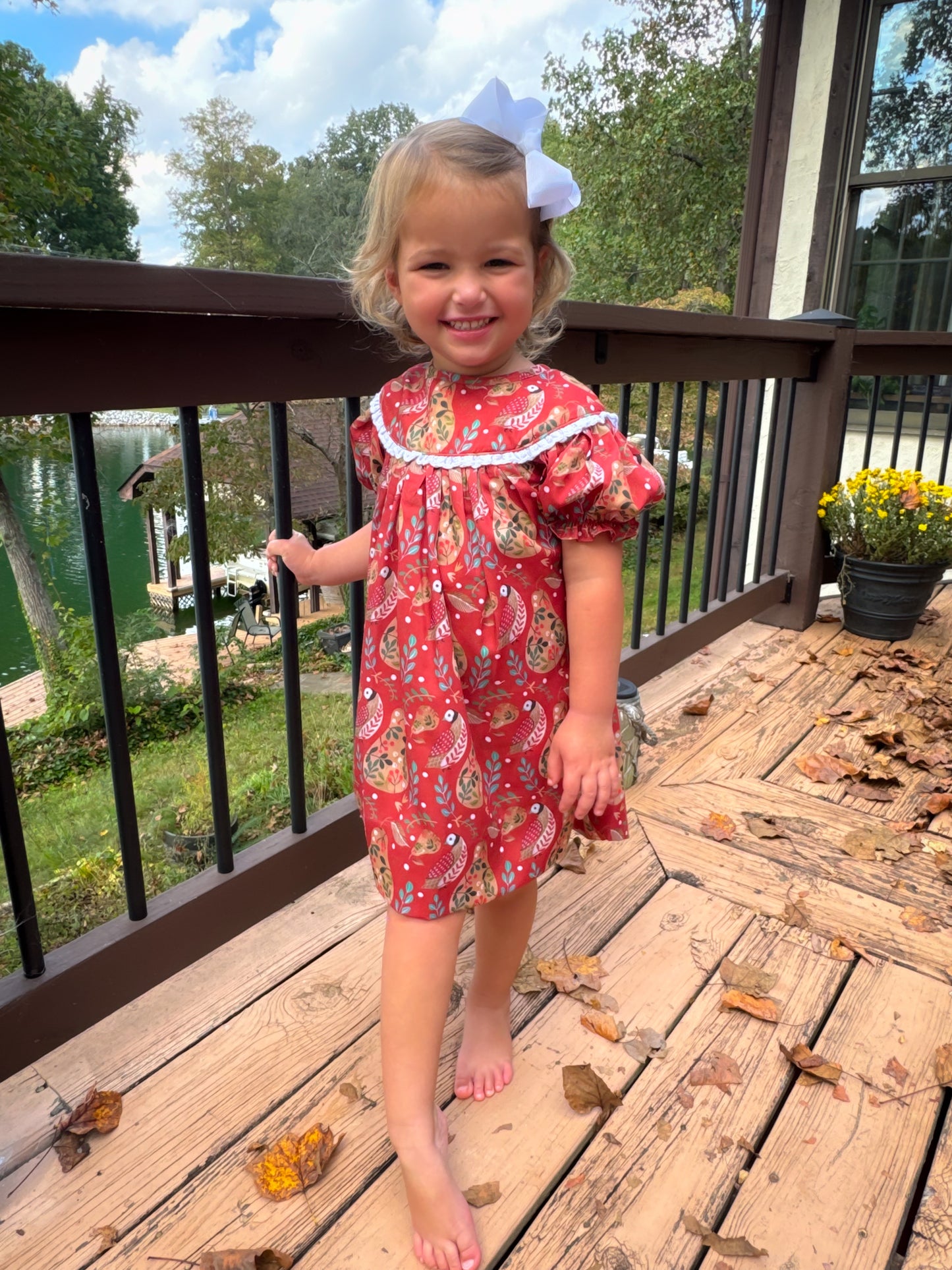 Partridge in a Pear Tree Dress