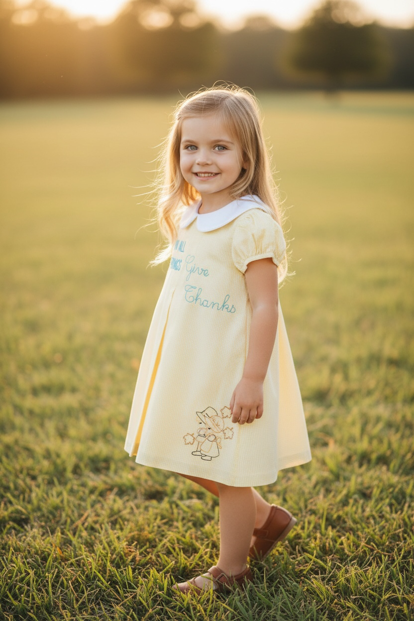 "In All Things, Give Thanks" Dress