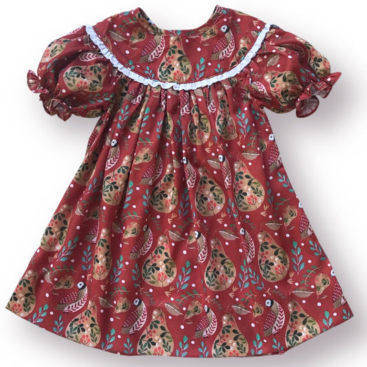 Autumn Harvest Pheasant Dress
