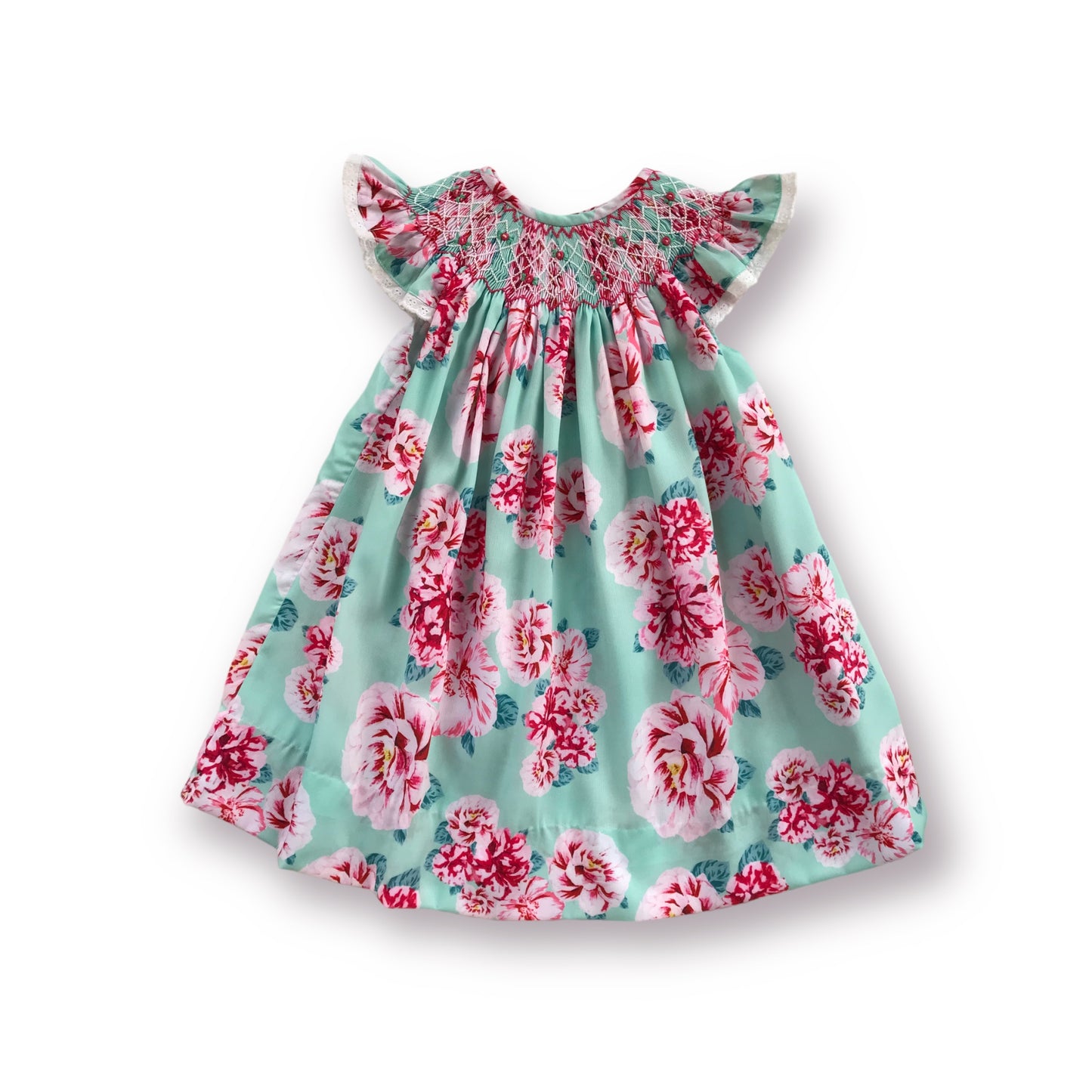 Pretty in Peonies Smocked Dress