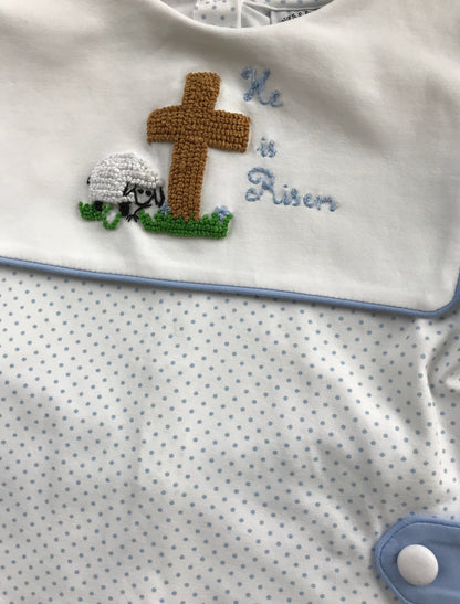 He is Risen Knit Shorts Set