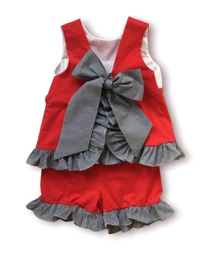 Miss Mouse Swing Top & Ruffle Shorts Set