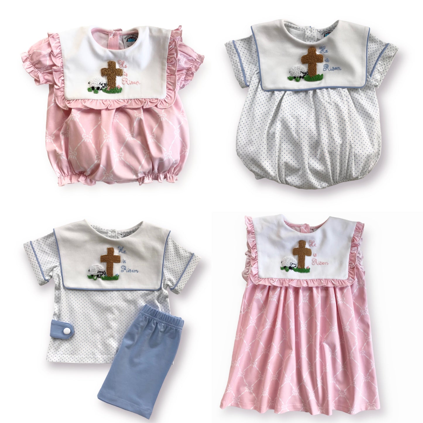 He is Risen Knit Shorts Set