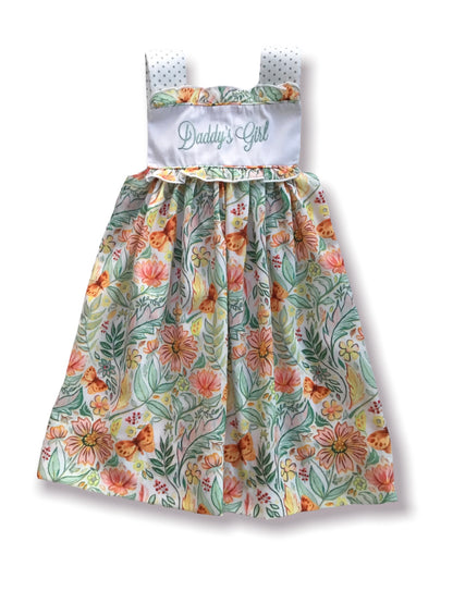 Daddy's Girl Butterfly Garden Sundress