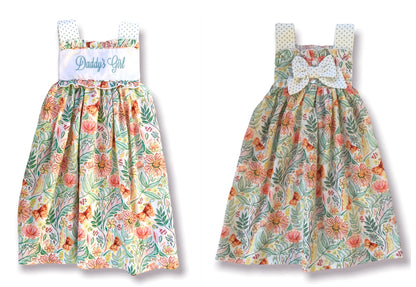 Daddy's Girl Butterfly Garden Sundress